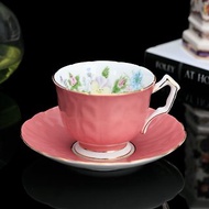 英國製Aynsley Tudor都鐸花卉細緻骨瓷歐式咖啡杯盤下午茶杯組