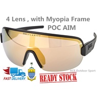 POC CLARITY AIM Cycling Spec 4 Lens 2022 Mountain Bike Glasses Sport Cycling Sunglasses Goggles with
