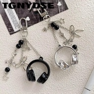 TGNYDSE Music Headphone Bag Charms, Hanging Y2K Headphone Charms, Bag Decoration Keychain