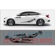 Larian sticker cutting sticker car civic cutting sticker right honda civic carKiri