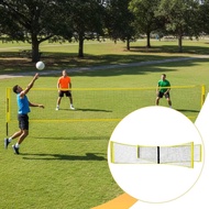 [whfashionkk] Volleyball Training Net 4 Way Square PETG Weather Resistant Quick Install Stable Tensi