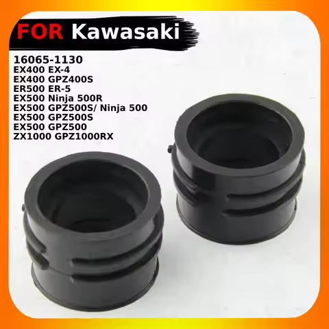 Motorcycle Carburetor Intake Manifold For Kawasaki EX400 EX-4 GPZ400S ER500 ER-5 EX500 Ninja 500R GP