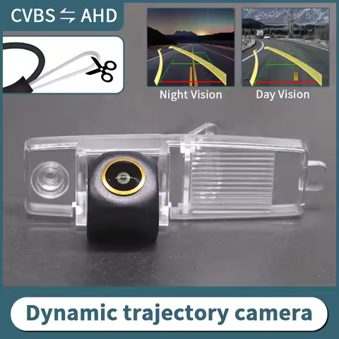 AHD Dynamic Trajectory Car Rear View Camera For Toyota 4Runner Highlander XU40 RAV4 Vanguard For Lex