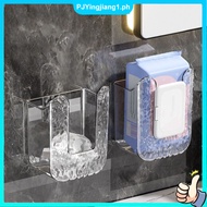Wall Mounted Tissue Box Toilet Paper Holder Box Waterproof Storage Punch Free Paper Towel Holder