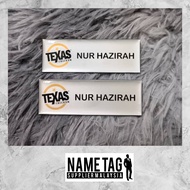 NAME TAG TEXAS CHICKEN (75x25MM)
