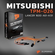 สายหัวเทียน MITSUBISHI LANCER 1600 A61-A131 / 4G32 ตรงรุ่น - TPM-026 - TOP PERFORMANCE JAPAN - สายคอ