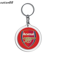 XUTIAN88WL Soccer Club Key Chain, Arsenal Barcelona Football Club Emblem Keyring, Schoolbag Real Mad