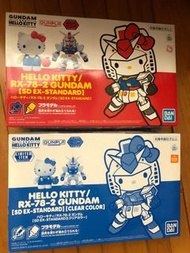 Hello Kitty Gundam  RX-78 高達 原色 彩透