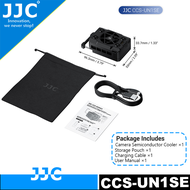 ชุดระบบการทำความเย็นของเซมิคอนดักเตอร์พัดลมทำความเย็นกล้อง JJC พร้อมแบตเตอร์ชาร์จใหม่ได้ MAh 2500ตัว