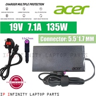 ACER 7.1A 6.92A 9.23A 11.8A 135W 5.5*1.7MM Nitro V15 VX15 V17 V15-41 51 AN515-51 52 53 54 55 56 57 P