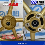 522 Enkei Mags Suzuki Raider 150 Carb / Raider 150 FI Front Disc 4 holes and Rear Disc 3 holes