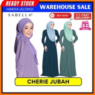 JUBAH PLEATED SABELLA CHERIE MURAH READY STOCK