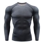 outlet Men s longsleeved Tshirt sports running fitness suit compression sports tights basketball soc