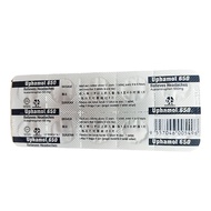 UPHAMOL 650 Relieves Headache Tablets 10's