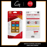 【 12.12 SALE 】IINE Nintendo Switch Crystal Case With Game Slot Support Nintendo Switch V2 / V1