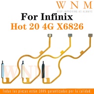 For Infinix Hot 20 4G X6826 X6826B X6826C On Off switch power home start button fingerprint free fle