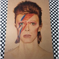 {Old Fandian} DAVID BOWIE DAVID Bowi Rock Band Poster Kraft Paper Poster Decorative Painting Mural H