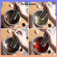 HIGH QUALITY STAINLESS STEEL 304 STEEL STEEL PILL SET - Garlic pounder, pepper pounder, spice pounde