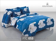 Fountain ฟาวเท่น ftc 007 047 051 052 053  077 078 079 083 084 087  ผ้าปู​ที่นอน ​(ไม่รวมผ้านวม) 3.5​