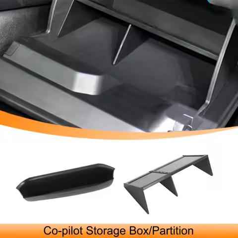 Car Co-pilot Storage Box Divider Partition Plate Passenger Grab Organizer Tray for Jeep Renegade 201
