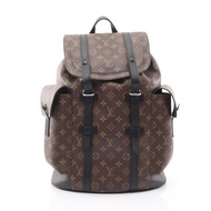 【二手】LOUIS VUITTONChristopher MM 雙肩包 M43735 PVC塗層帆布皮革 Christopher MM 男士