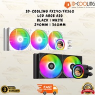 [ ID-Cooling FX240 / FX360 LCD ALL-IN-ONE Liquid Cooler ] - Black/White