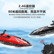 2.4g鯊魚船遙控快艇高速船兒童遊艇競賽艇水上男孩玩具boat
