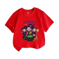 Áo Thun Cotton Trẻ Em HUNTRIX HALLOWEEN Vải Cotton Chính Phẩm 4 Chiều Size Từ 7 - 60kg KING COTTON