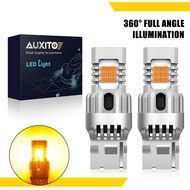 AUXITO 2Pcs No Hyper Flash T20 Led 7440 WY21W 1156 P21W  Led Auto Turn Signal Lights No Error  Amber