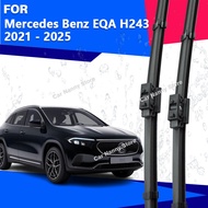 Front Wiper Blades for Mercedes Benz EQA H243 2021 - 2025 High Carbon Steel Silicone Coated Wiper Bl