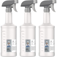 MR.SIGA 24 oz Plastic Spray Bottles for Cleaning Solutions, HDPE Commercial Grade Refillable Spray B
