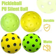 1pc Silent Pickleball Balls Quiet PU Bounce Ball Pickleball Ball Consistent Bounce Pickleball Practi