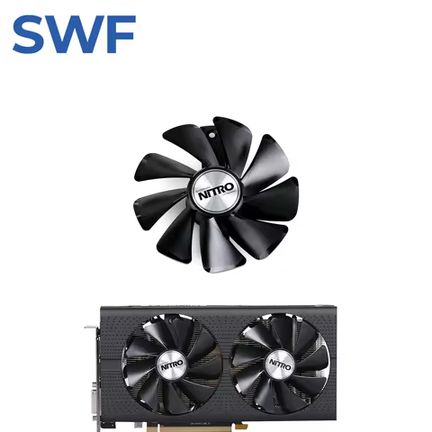 CF1015H12D RX580 RX590 Cooling Fan For Sapphire Radeon RX 470 480 570 580 NITRO Mining Edition Gamin