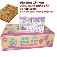 24 HỘP SỮA TRÁI CÂY KUN 180ML - PHUONGAN_SHOP