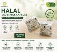 (Msia Stock) Vegetable capsule Empty Gelatin Capsule (Size 0/1) Halal Kapsul Kosong / 空胶囊 药壳