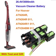 Cameron Sino 26.4V 3000mAh Vacuum Cleaner Battery 48006265 for Hoover ATN264R, ATN264R011, ATN264R10