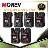 MOREV 4T Motorcycle Engine Oil Minyak Hitam | Mineral & Semi & Fully Synthetic | 5W-40 10W-40 15W-40