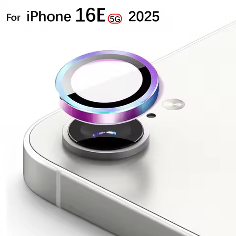 1Pc iphone16e Metal Camera Lens Protector for Apple iPhone 16e 5G HD Back Aluminum Camera Glass DYM