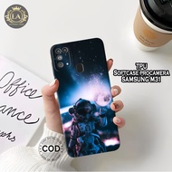 HP Latest Samsung M31 Case - Leviora Case - Astronaut Fashion Case - Samsung M31 Softcase - Pro Came