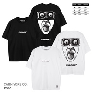 Carnivore T-Shirt IDGAF Pattern Short Sleeves Street Style Oversize Men's Female
