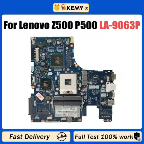 AKEMY VIWZ1_Z2 LA-9063P Mainboard For Lenovo Z500 P500 Laptop Motherboard SLJ8E HM76 100% Fully Test