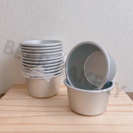 พิมพ์ขันข้าว 8 ซม. พิมพ์อลูมิเนียม รุ่นเนื้อหนาอย่างดี B06 พิมพ์อบขนม พิมพ์เค้ก พิมพ์ข้าว พิมพ์ขนม ถ