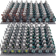 [NEW] 21ps Mini Zaman Pertengahan Istana Rom Askar Rohan Eomer Haldir Urukhai Kesatria Orc Kuat Spar