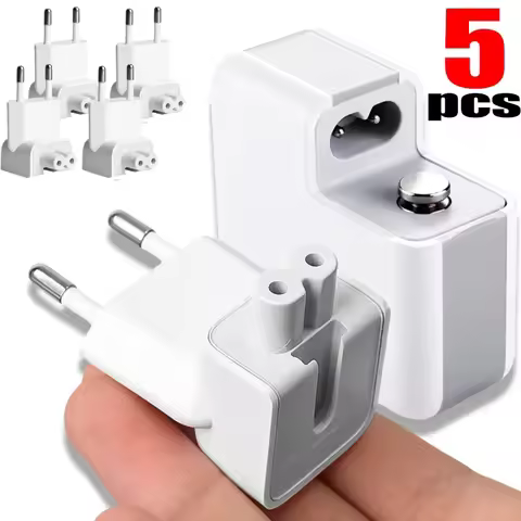 EU Plug AC Power Adapter Travel Wall Outlet Converter Duck Head for MacBook MagSafe 45/60/85W for IP
