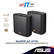Asus ZenWifi XT8 Tri Band Wifi 6 AX6600 AiMesh Whole Home WiFi System Wireless AX Router