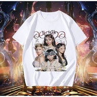 T-shirt แขนสั้นผ้าฝ้าย Kaos เสื้อยืด Baju Aespa kpop merhandise by Neats