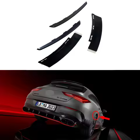 Carbon Fiber For Mercedes W118 C118 CLA45 CLA180 CLA200 CLA250 AMG 2020+ Rear Bumper Fender Flare Ex