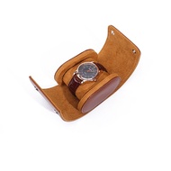 Embers Leather Watch Roll 1 2 3 slots Luxury Genuine Watch Storage Box Travel Bag Watch Case Gift Bo