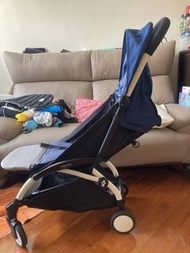 二手新淨 Babyzen Yoyo Stroller Air France Edition Navy Blue bb車 嬰兒車