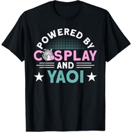Powered By Cosplay And Yaoi Yaoi Femboy Gift T-Shirt